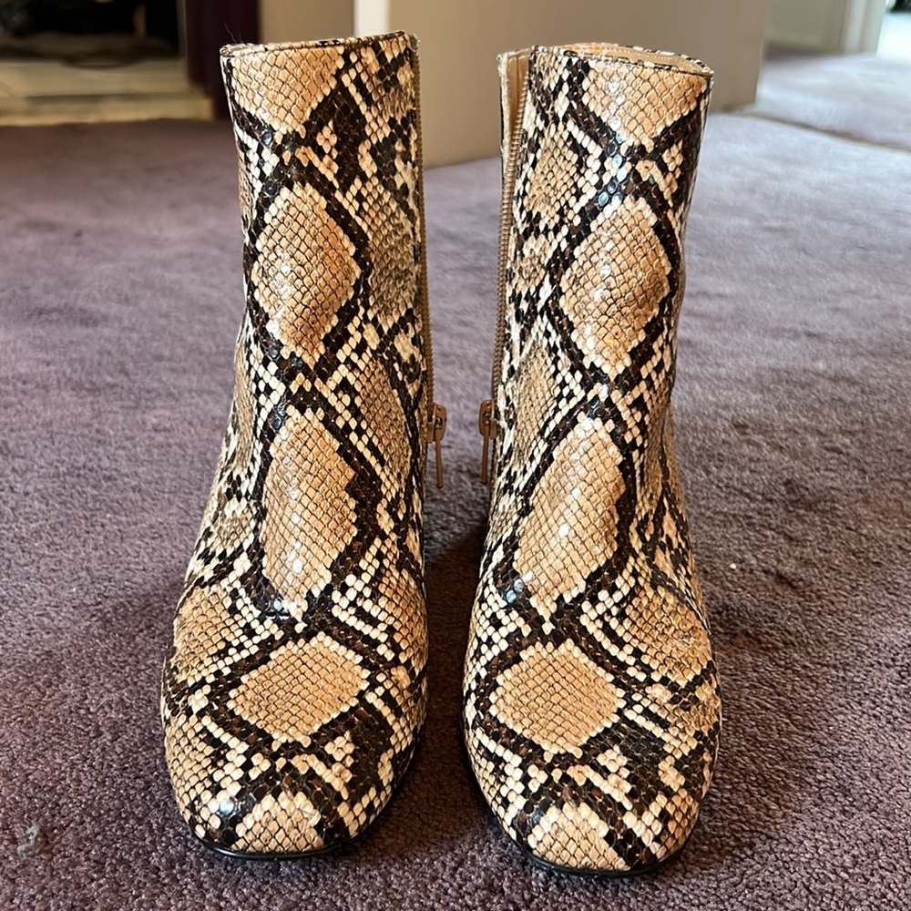 Steve Madden Snake Embossed Bootie